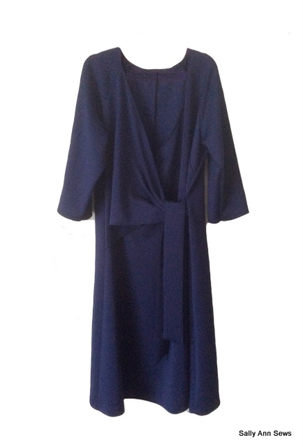 Bespoke clothing navy dress
