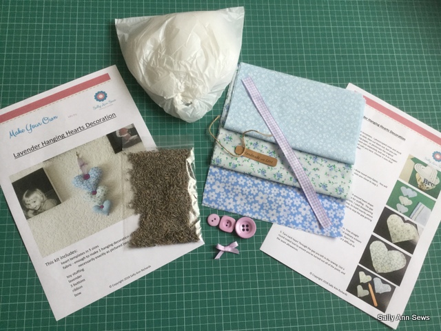 Kit contents hearts