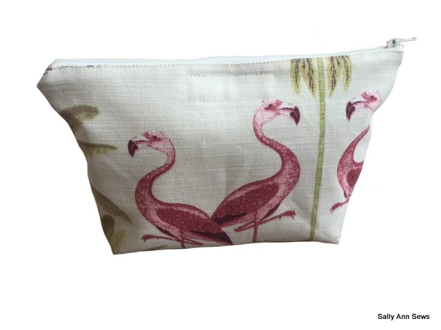 Makeup bag flamingo