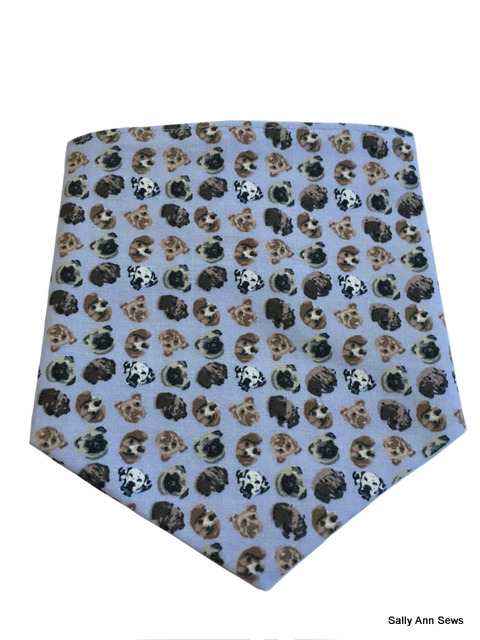 dog bandana dogs heads front